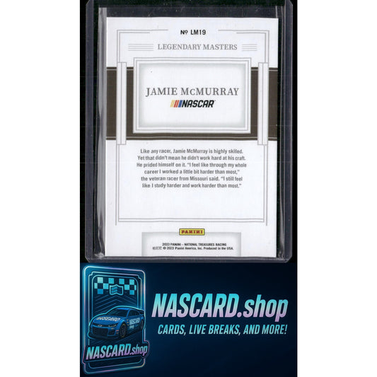 2023 Panini National Treasures #LM19 Jamie McMurray Legendary Masters - NASCARD.shop