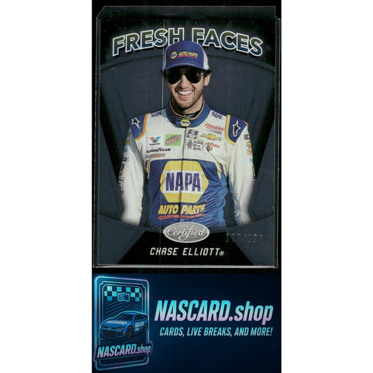 2018 Panini Certified #FF1 Chase Elliott Fresh Faces #/199