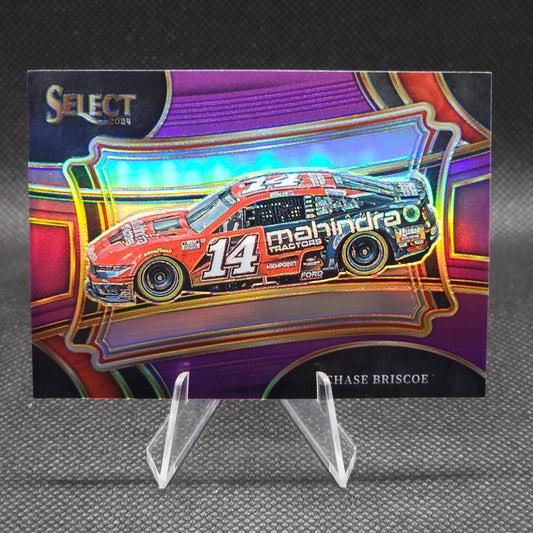 2024 Panini Select Racing Pit Road Purple Prizm #101 Chase Briscoe 39/75