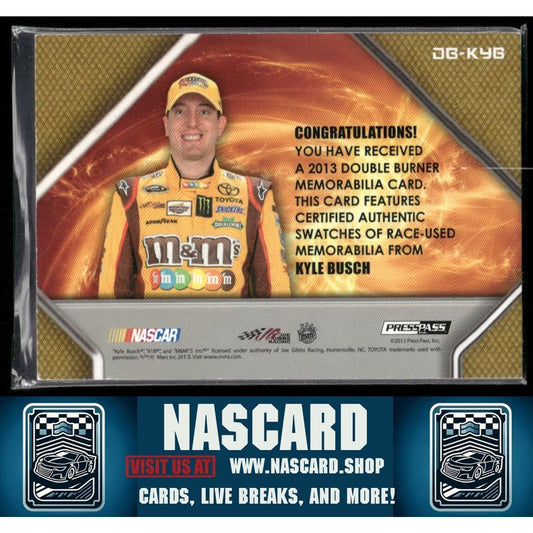 2013 Press Pass Ignite Double Burner Holo Silver Kyle Busch /25