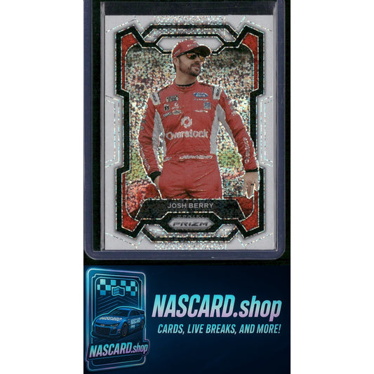 2024 Panini Prizm #55 Josh Berry White Sparkle - NASCARD.shop