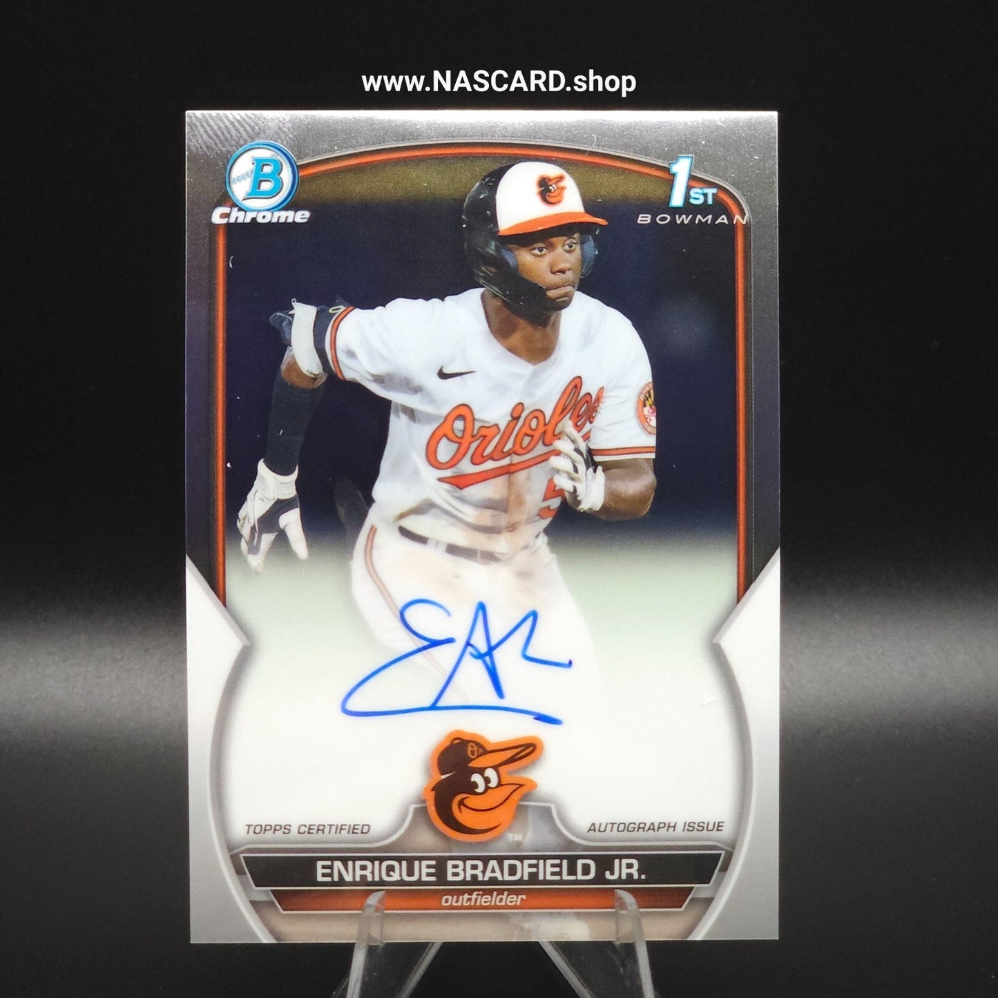 2023 Bowman Draft Chrome Prospect Autographs Enrique Bradfield #CDA-EBR (AU, RC)