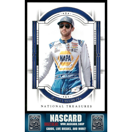 2024 Panini National Treasures Base #4 Chase Elliott /49