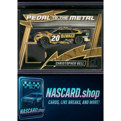 2025 Donruss #PM-CBL Christopher Bell Pedal to the Metal Materials