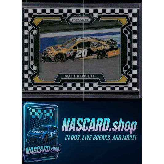 2024 Panini Prizm #90 Matt Kenseth Checkered Flag #/75 - NASCARD.shop