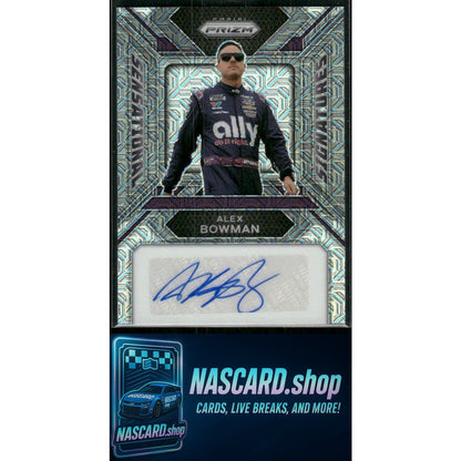 2024 Panini Prizm #SS-ABN Alex Bowman Sensational Signatures Mojo #01/25