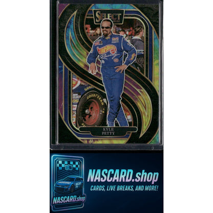 2025 Select Racing #236 Kyle Petty Trackside Tie-Dye Prizms #/13 - NASCARD.shop