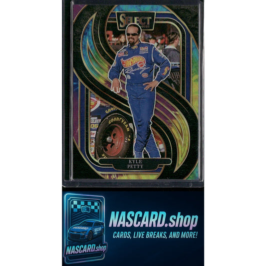 2025 Select Racing #236 Kyle Petty Trackside Tie-Dye Prizms #/13 - NASCARD.shop