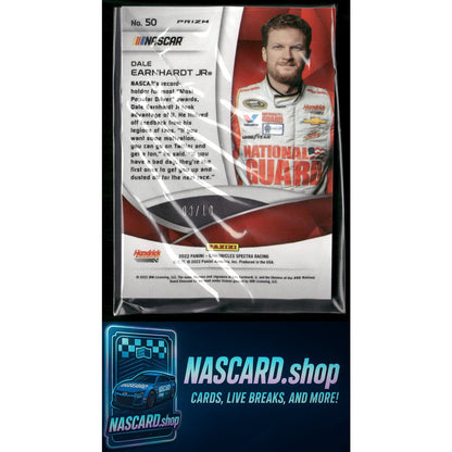 2022 Panini Chronicles #50 Dale Earnhardt Jr Spectra Gold #/10 - NASCARD.shop