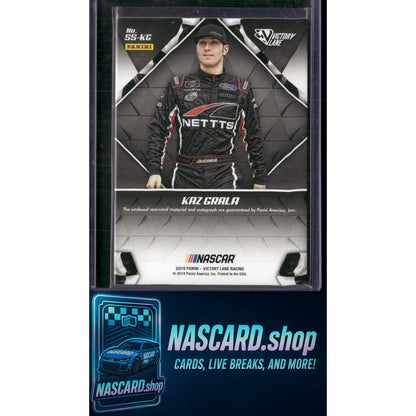 2019 Panini Victory Lane #SS-KG Kaz Grala Signature Swatches - NASCARD.shop