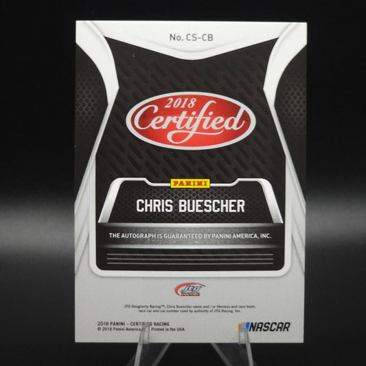 2018 Panini Certified - Certified Signatures Silver #CS-CB Chris Buescher /199