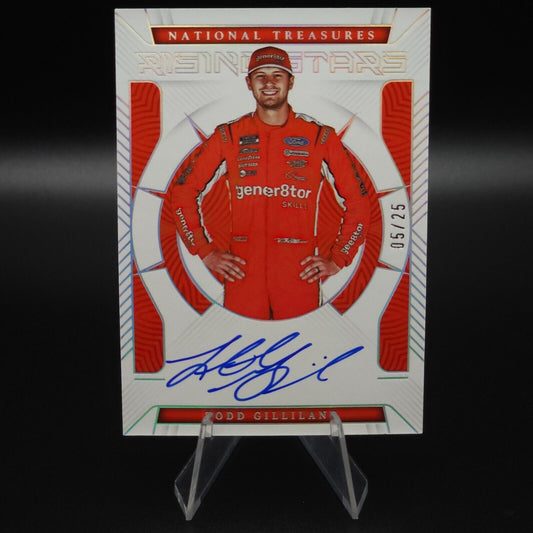 2023 National Treasures Rising Stars Holo Silver #RS-TGI Todd Gilliland /25