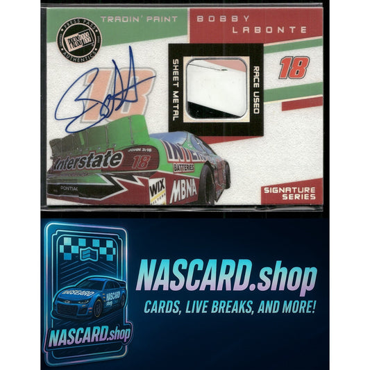 2003 Press Pass VIP Vault Bobby Labonte Tradin' Paint Teams Autographs - NASCARD.shop
