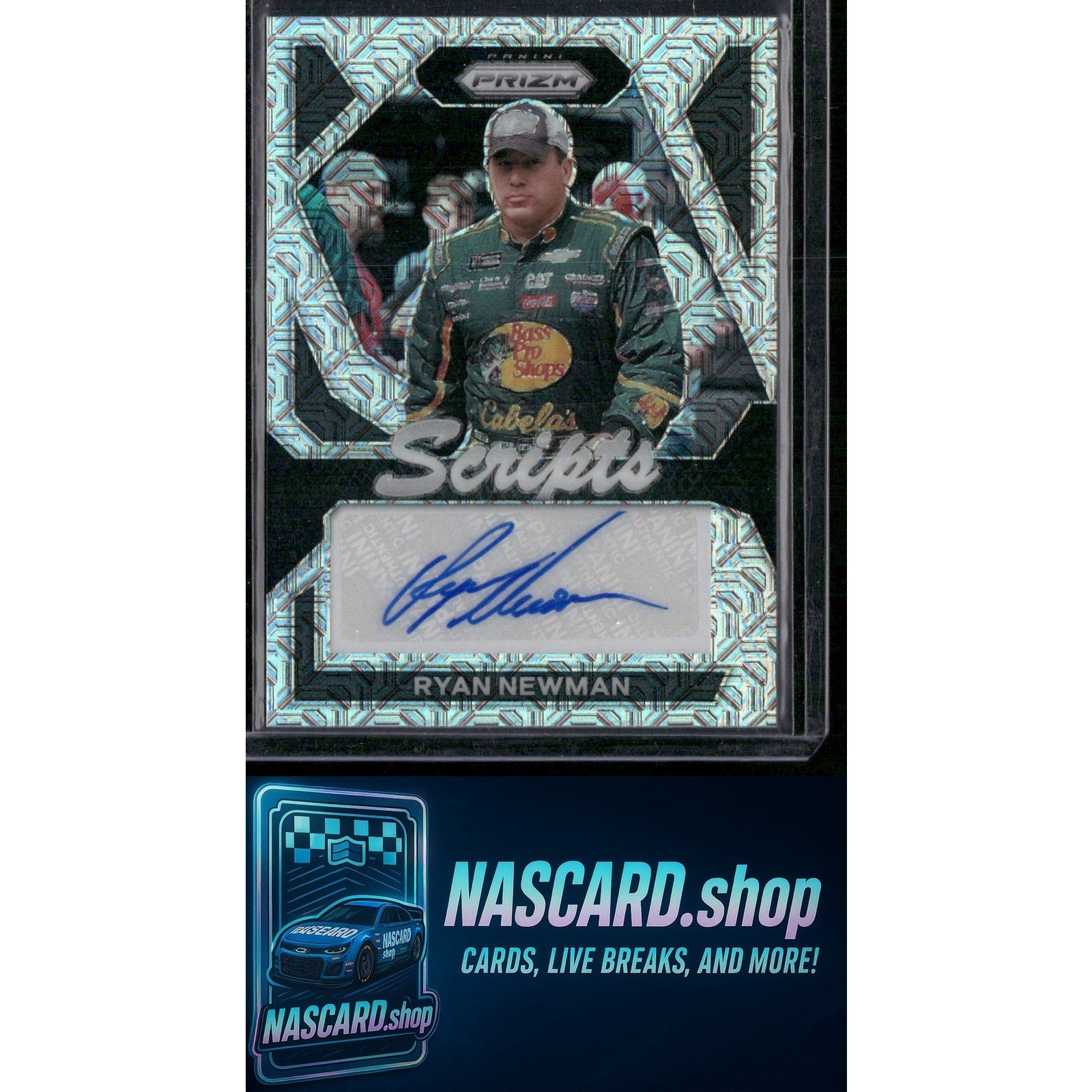 2024 Panini Prizm #S-RNN Ryan Newman Scripts Mojo #/25 - NASCARD.shop