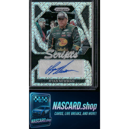 2024 Panini Prizm #S-RNN Ryan Newman Scripts Mojo #/25 - NASCARD.shop