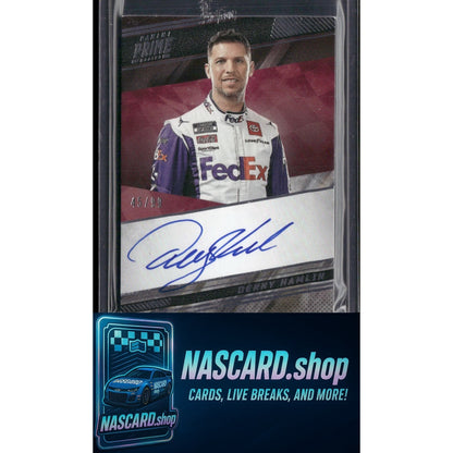 2024 Panini National Treasures #PS-DHA Denny Hamlin 2023 Prime Signatures #/99 - NASCARD.shop