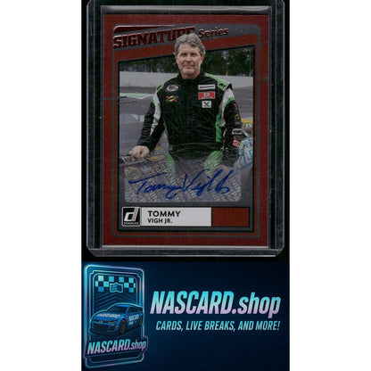 2021 Donruss #SS-TV Tommy Vigh Jr. Signature Series Red #/99