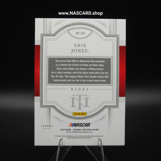 2024 National Treasures Rides Stars and Stripes Erik Jones /13