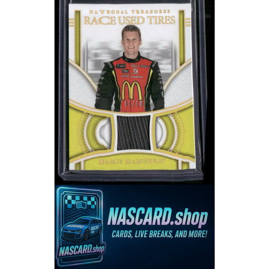 2024 National Treasures Jamie McMurray Race Used Tires Holo Gold 01/10 - NASCARD.shop