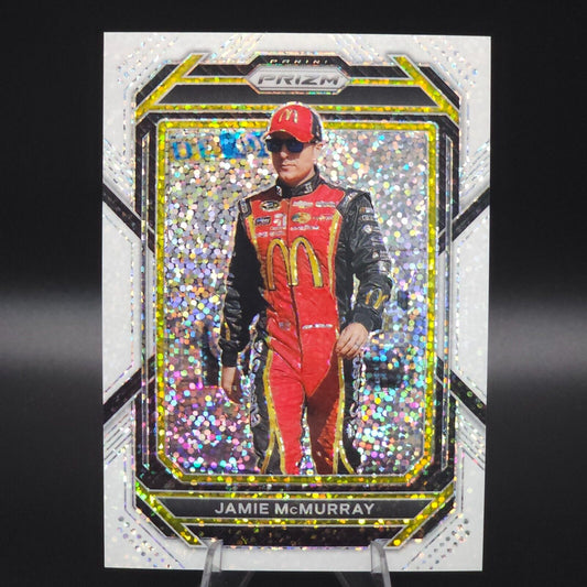 2023 Panini Prizm - Jamie McMurray #54 White Sparkle Prizm