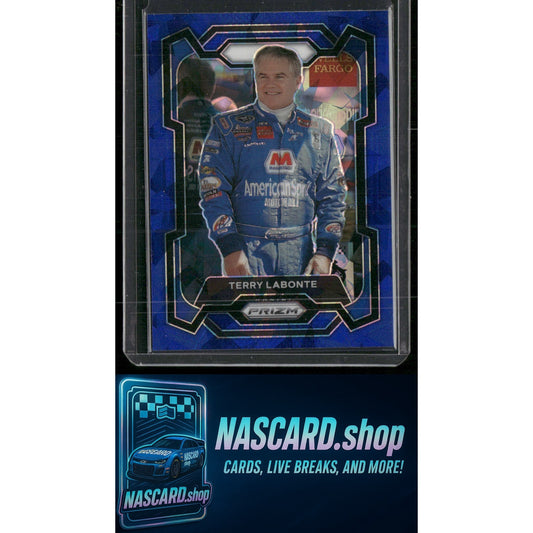 2024 Panini Prizm #26 Terry Labonte Blue Ice - NASCARD.shop