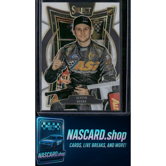2025 Select Racing #14 Austin Beers Grandstand White Prizms #/99 RC - NASCARD.shop