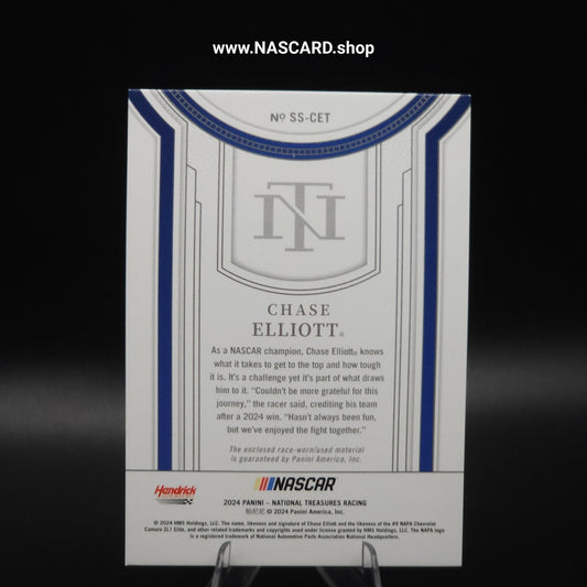 2024 National Treasures Silhouettes Swatches Chase Elliott /99