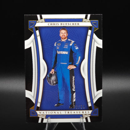 2023 Panini National Treasures Base Midnight #24 Chris Buescher /20