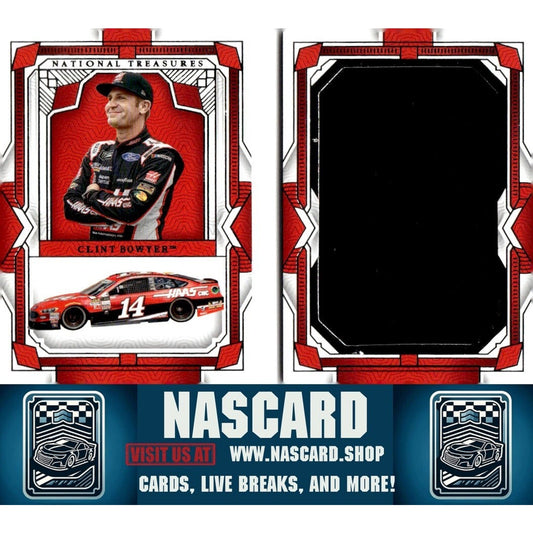 2024 National Treasures Jumbo Firesuit Booklet Clint Bowyer /25