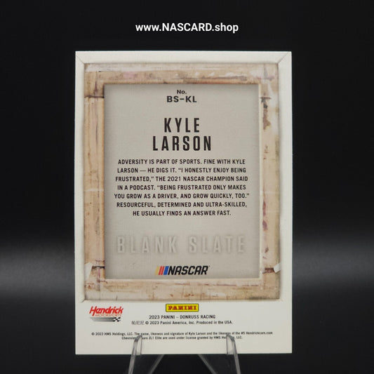 2023 Panini Donruss Racing Blank Slate #BS-KL Kyle Larson
