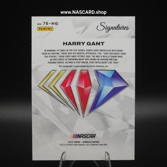 2023 Panini Prizm - Nascar 75th Anniversary Signatures Harry Gant #75-HG (AU)
