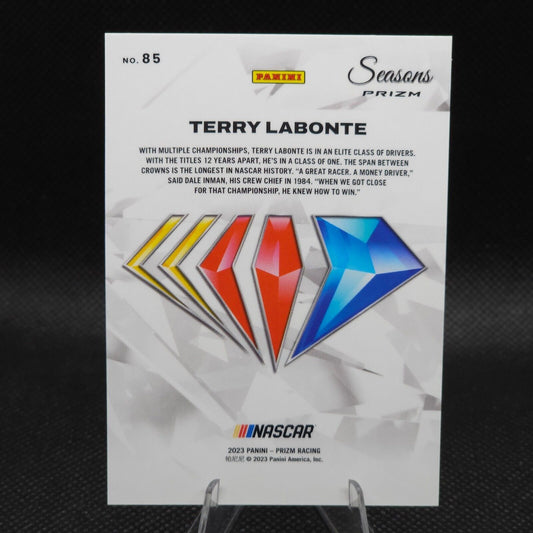 2023 Panini Prizm 75th Anniversary Seasons Prizm #85 Terry Labonte