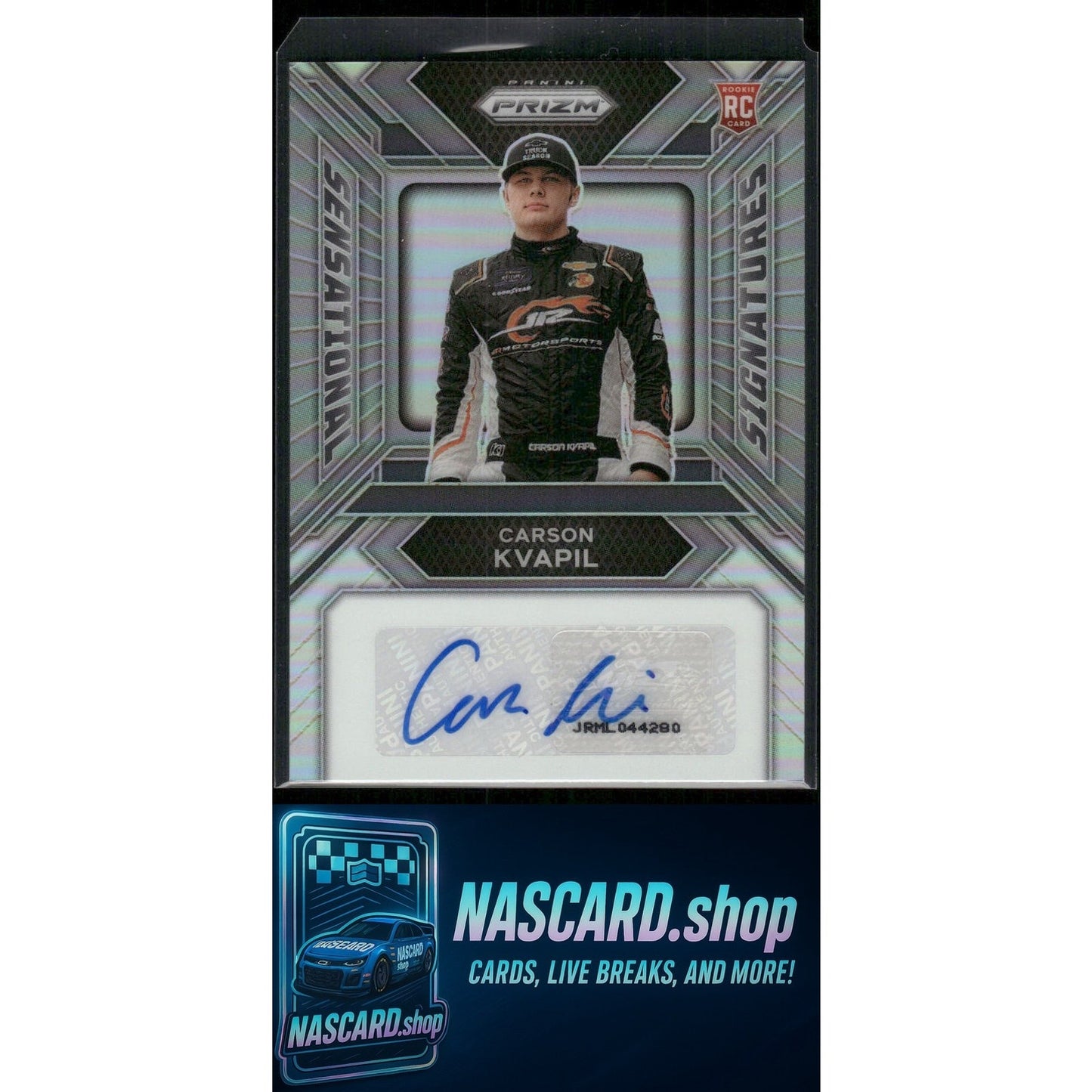 2024 Panini Prizm #SS-CKL Carson Kvapil Sensational Signatures RC