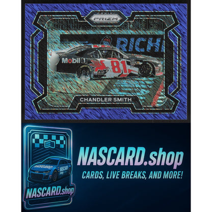 2024 Panini Prizm #78 Chandler Smith Blue Shimmer #/10