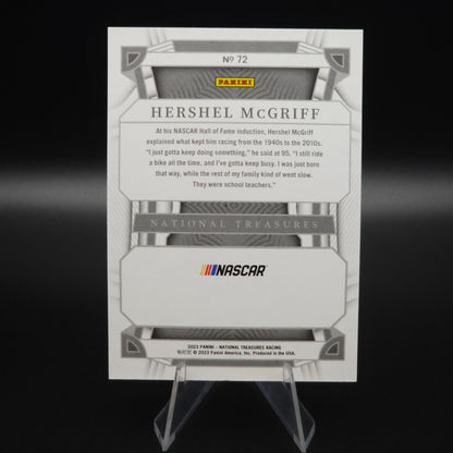 2023 National Treasures NASCAR Diamond Anniversary Holo Gold Hershel McGriff /10 - NASCARD.shop