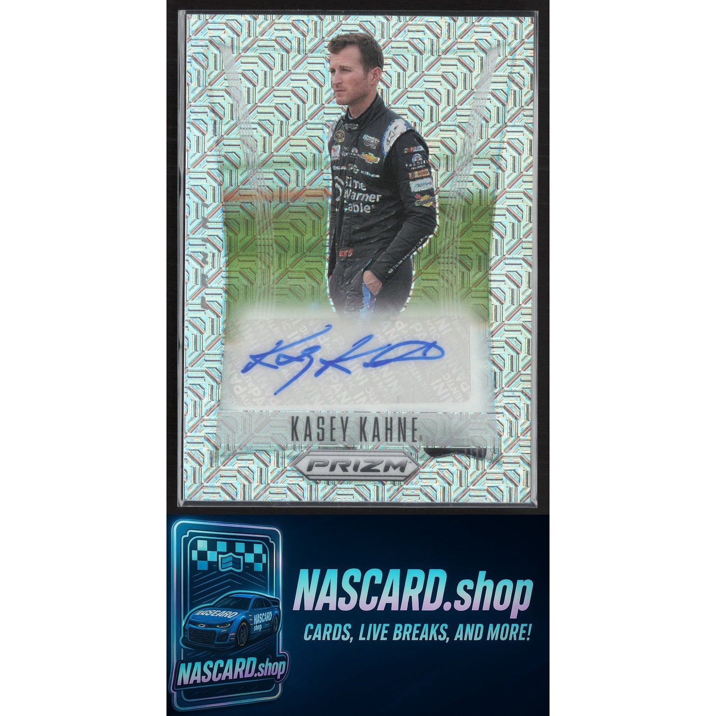 2024 Panini Prizm #TS-KKE Kasey Kahne Throwback Signatures Mojo #/25