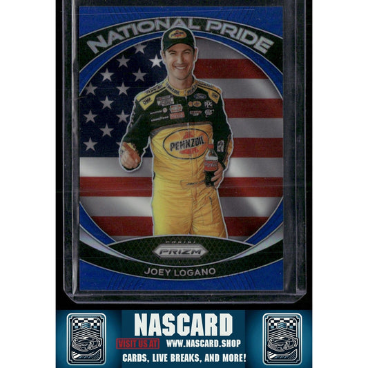 2024 Panini Prizm #10 Joey Logano National Pride Blue #/49