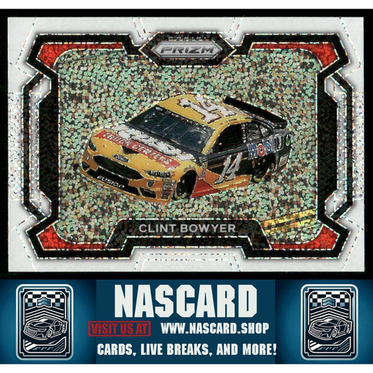 2024 Panini Prizm #3 Clint Bowyer White Sparkle
