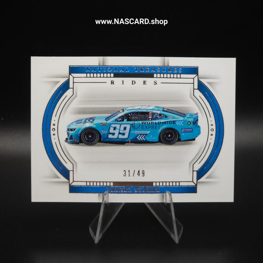 2024 Panini National Treasures Rides #72 Daniel Suarez /49
