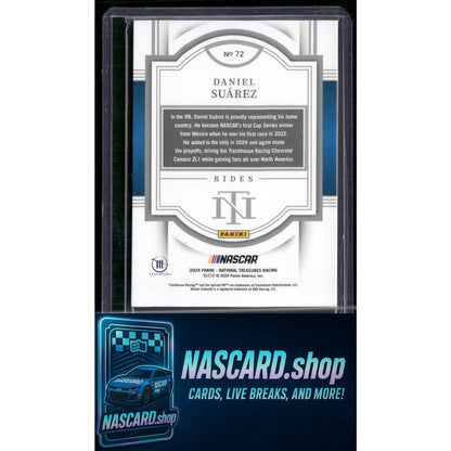 2024 Panini National Treasures #18 Daniel Suarez #/49 - NASCARD.shop