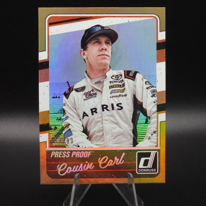 2017 Panini Donruss NASCAR Nickname Variations Press Proof #45 Carl Edwards /99 NASCARD.shop