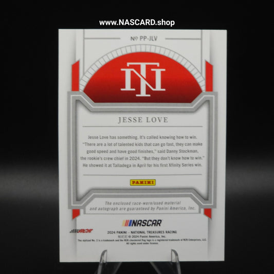 2024 National Treasures Premium Patches Holo Silver Jesse Love /25