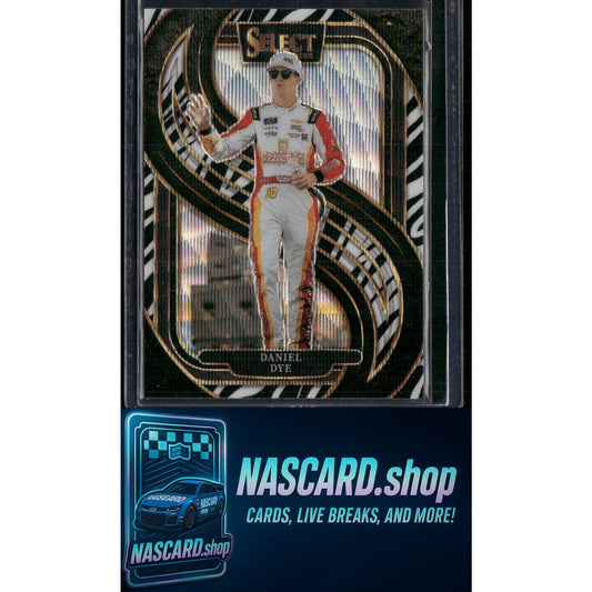 2025 Select Racing #230 Daniel Dye Trackside Zebra Prizms - NASCARD.shop