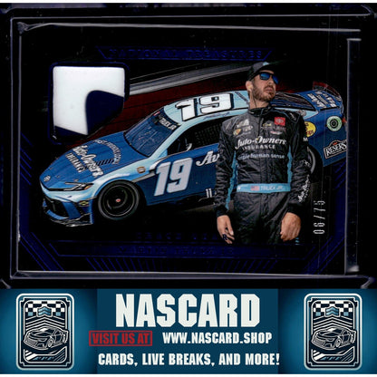2024 Panini National Treasures #TG-MTJ Martin Truex Jr. Track Gear Blue #/75
