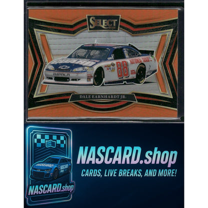 2025 Panini Select Pit Road #162 Dale Earnhardt Jr Orange Prizms #/49