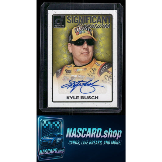 2017 Donruss #S-KY Kyle Busch Significant Signatures