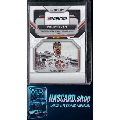 2023 Prizm Ernie Irvan Sensational Signatures Hyper Prizm Blue Carolina Blue /25 - NASCARD.shop