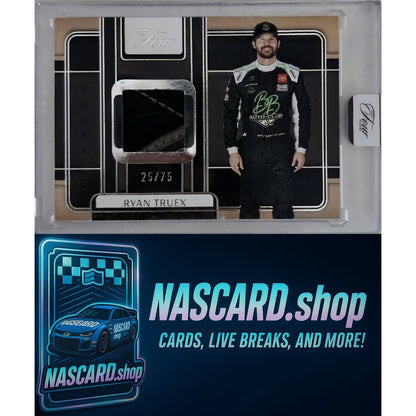 2025 Panini Turn Four #SH-RTX Ryan Truex Shoes #/75