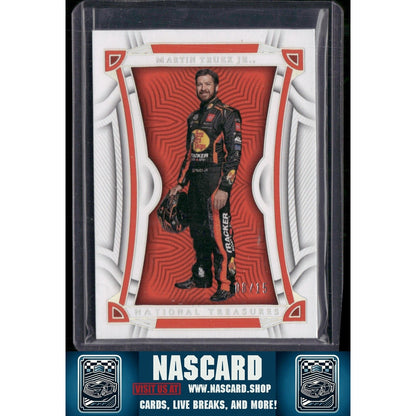 2023 Panini National Treasures #16 Martin Truex Jr. Holo Silver