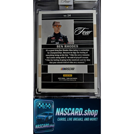 2025 Panini Turn Four #24 Ben Rhodes #/75